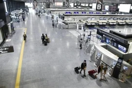 Quang cảnh sân bay Narita ở tỉnh Chiba, Nhật Bản ngày 19/3/2020. (Nguồn: Kyodo/TTXVN) 