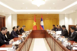 Quang cảnh cuộc hội đàm. (Ảnh: Phạm Kiên/TTXVN) 