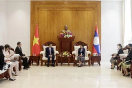 Quang cảnh buổi làm việc. (Ảnh: Bá Thành/TTXVN) 