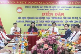 Quang cảnh diễn đàn. (Ảnh: Nguyễn Thắng/TTXVN)