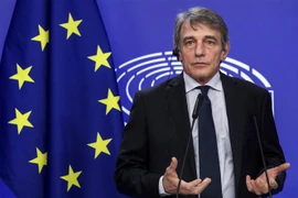 Chủ tịch Nghị viện châu Âu David Sassoli, 1 trong 8 quan chức EU bị cấm nhập cảnh vào Nga, ngày 30/4/2021. (Nguồn: AFP/TTXVN) 