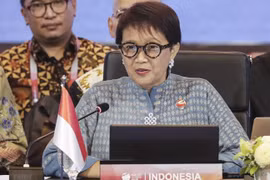 Ngoại trưởng Indonesia Retno Marsudi. (Ảnh: AFP/TTXVN)