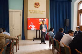 Đại sứ Đặng Minh Khôi phát biểu. (Ảnh: Duy Trinh/TTXVN)