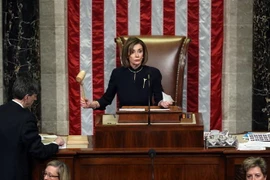 Chủ tịch Hạ viện Mỹ Nancy Pelosi. (Nguồn: THX/TTXVN) 