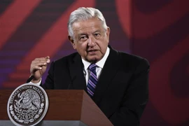 Tổng thống Mexico Andres Manuel Lopez Obrador. (Ảnh: AFP/TTXVN)