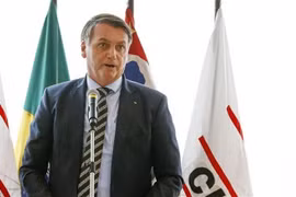 Tổng thống Brazil Jair Bolsonaro. (Nguồn: AFP/TTXVN) 