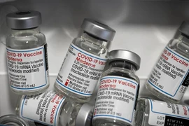 Vaccine ngừa COVID-19 của Hãng dược phẩm Moderna. (Ảnh: AFP/TTXVN) 