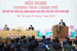 Thủ tướng Phạm Minh Chính phát biểu khai mạc Hội nghị. (Ảnh: Dương Giang/TTXVN)