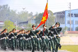 70 năm Chiến thắng Điện Biên Phủ: Hợp luyện các khối diễu binh Quân đội
