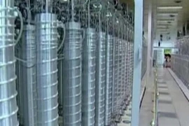Các máy ly tâm bên trong cơ sở hạt nhân Natanz ở miền Trung Iran. (Nguồn: IRNA/TTXVN) 