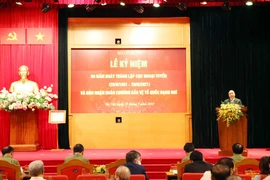 Quang cảnh buổi lễ. (Ảnh: Phạm Kiên/TTXVN) 