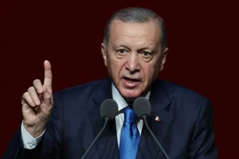 Tổng thống Thổ Nhĩ Kỳ Recep Tayyip Erdogan. (Ảnh: AFP/TTXVN)