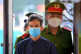 Bị cáo Trần Văn Bang bị tuyên phạt 8 năm tù. (Ảnh: Thành Chung/TTXVN) 