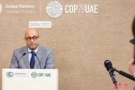 Thư ký điều hành Công ước khung của Liên hợp quốc về biến đổi khí hậu (UNFCCC) Simon Stiell. (Nguồn: UN)