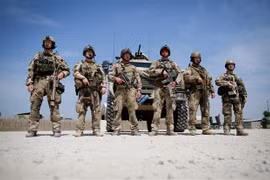 Binh sỹ Đức tuần tra tại tỉnh Kunduz, Afghanistan, ngày 10/5/2013. (Ảnh: AFP/TTXVN) 