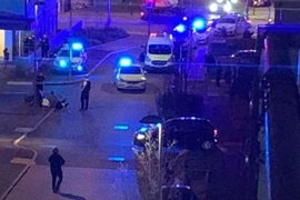 Cảnh sát được triển khai tại hiện trường một vụ đâm dao ở London, Anh. (Nguồn: Reuters/TTXVN) 