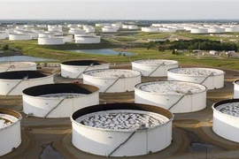 Bể chứa dầu tại Cushing, Oklahoma, Mỹ. (Nguồn: AFP/TTXVN) 