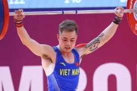 Vận động viên cũng đã từng thi đấu thành công tại SEA Games 32. (Ảnh: TTXVN)