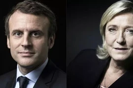 Ông Emmanuel Macron và đối thủ truyền kiếp Marine Le Pen. (Nguồn: AFP) 