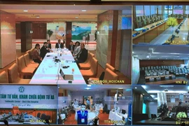 Các điểm cầu được kết nối Teleheath để phục vụ Đại hội. (Nguồn: Báo Tin tức) 