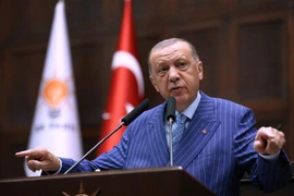 Tổng thống Thổ Nhĩ Kỳ Recep Tayyip Erdogan. (Ảnh: AFP/TTXVN) 