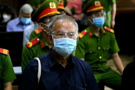 Bị cáo Nguyễn Thành Tài tại phiên xét xử. (Ảnh: Thành Chung/TTXVN) 