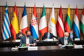 Các đại biểu tham dự Hội nghị không chính thức Ngoại trưởng EU tại Brdo pri Kranju, Slovenia, ngày 2/9/2021. (Nguồn: TTXVN phát) 