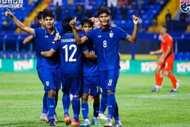 Các cầu thủ của U22 Thái Lan. (Nguồn: AFP)