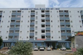 Dự án chung cư nhà ở xã hội D7-D10 (phường Mỹ Bình, thành phố Phan Rang-Tháp Chàm) góp phần giải quyết nhu cầu về nhà ở cho người có thu nhập thấp. (Ảnh: Nguyễn Thành/TTXVN)