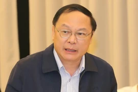 Thứ trưởng bộ Tài nguyên và Môi trường Lê Công Thành. (Ảnh: Doãn Tấn/TTXVN)