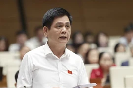 Đại biểu Quốc hội tỉnh Thái Nguyên Nguyễn Lâm Thành. (Ảnh: Doãn Tấn/TTXVN)