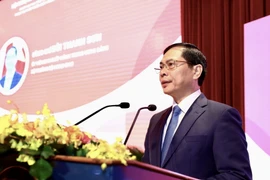 Bộ trưởng Ngoại giao Bùi Thanh Sơn phát biểu khai mạc hội nghị. (Ảnh: Lâm Khánh/TTXVN)