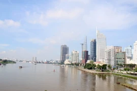 Khu vực Bến Bạch Đằng. (Ảnh: Tiến Lực/TTXVN)