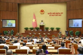 Đại tướng Tô Lâm, Bộ trưởng Bộ Công an phát biểu giải trình, làm rõ một số vấn đề đại biểu Quốc hội nêu. (Ảnh: Doãn Tấn/TTXVN)