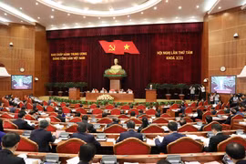 Toàn cảnh phiên khai mạc Hội nghị Trung ương 8, khóa XIII. (Ảnh: Phương Hoa/TTXVN)
