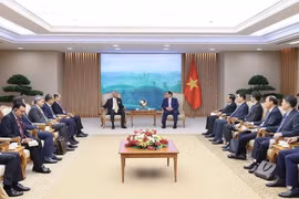 Thủ tướng Phạm Minh Chính tiếp Bộ trưởng Ngoại giao Ấn Độ Subramanyam Jaishankar. (Ảnh: Dương Giang/TTXVN) 