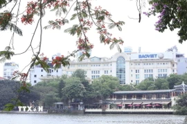 Không khí của Hà Nội ở mức trung bình. (Nguồn: TTXVN)