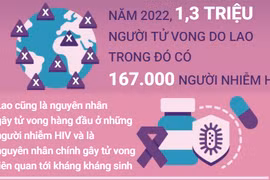 Bệnh lao - một trong những nguyên nhân gây tử vong hàng đầu thế giới.