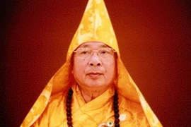 Trưởng lão Hòa thượng Thích Đức Phương. (Nguồn: TTXVN phát)