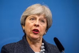 Thủ tướng Anh Theresa May. (Nguồn: AFP)