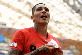 Tiền đạo ngôi sao của đội tuyển bóng đá Peru Paolo Guerrero. (Nguồn: Getty Images)