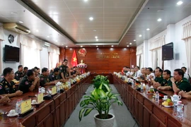 Quang cảnh buổi tiếp. (Ảnh: Hồng Thái/TTXVN)