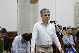 Bị cáo Nguyễn Xuân Sơn (nguyên Phó Tổng Giám đốc PVN). (Ảnh: Văn Điệp/TTXVN)