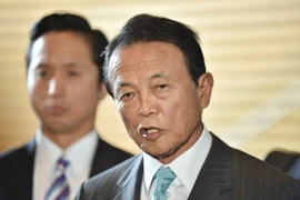 Bộ trưởng Tài chính Nhật Bản Taro Aso. (Nguồn: AFP)