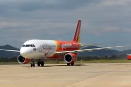 Máy bay của Vietjet Air. (Nguồn: TTXVN)