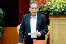 Phó Thủ tướng Thường trực Chính phủ Trương Hòa Bình. (Ảnh: Trung Kiên/TTXVN)