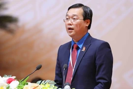 Bí thư thứ Nhất Trung ương Đoàn Lê Quốc Phong. (Nguồn: TTXVN)
