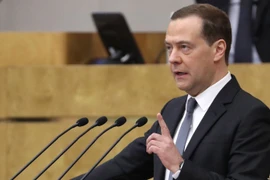 Thủ tướng Nga Dmitry Medvedev. (Nguồn: TASS)