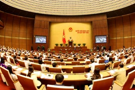 Toàn cảnh phiên chất vấn và trả lời chất vấn ngày 6/6. (Ảnh: Phương Hoa/TTXVN)