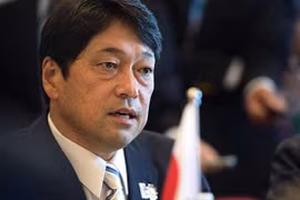 Bộ trưởng Quốc phòng Nhật Bản Itsunori Onodera. (Nguồn: Reuters)